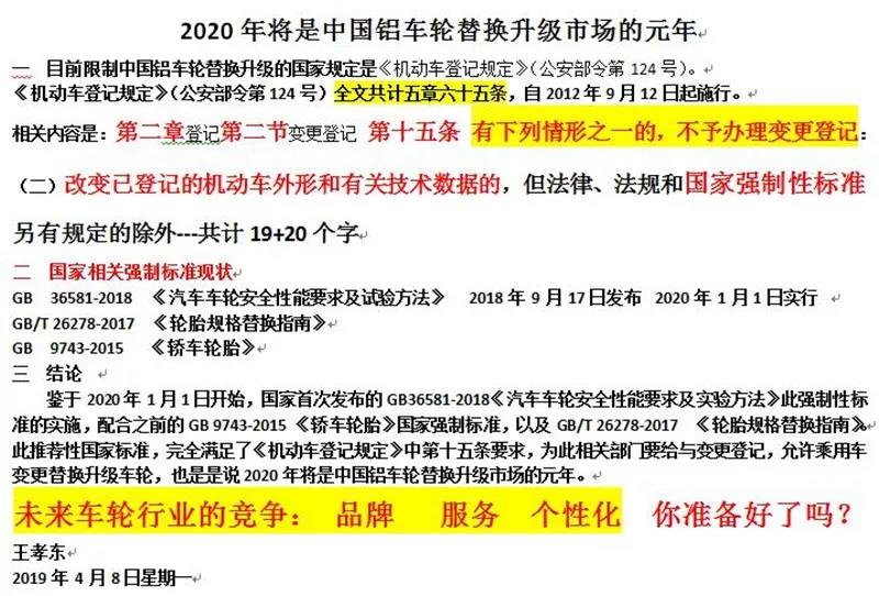 自2020年1月1日起轮毂电镀改色明年合法化可(ke)依(yi)法变更自2020年1月1日起轮毂电镀改色明年合法化可(ke)依(yi)法变更